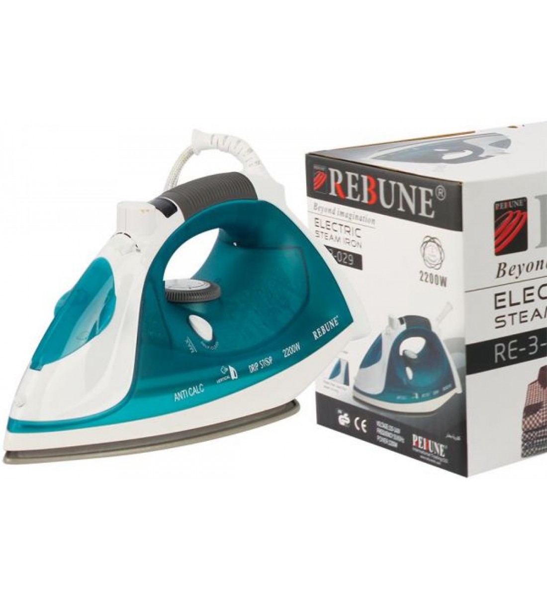 Rebune Steam Iron 2200W Green -